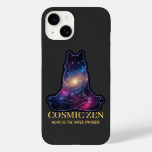 Funda Para iPhone 14 De Case-Mate Lobo Zen Cósmico – Animal Espiritual de la Galaxia