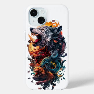 Funda Para iPhone 15 lobos