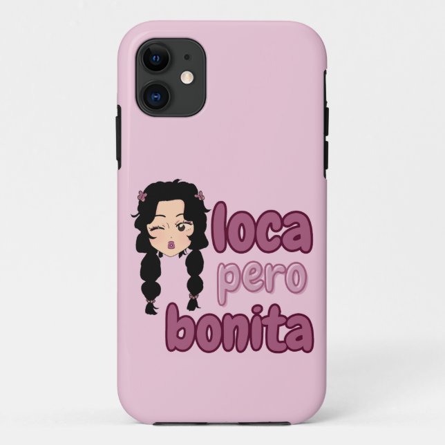 Funda De Case-Mate Para iPhone Loca Pero Bonita (Reverso)
