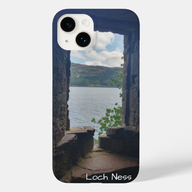 Funda De Case-Mate Para iPhone Loch Ness visto desde el Castillo de Urquhart (Reverso )