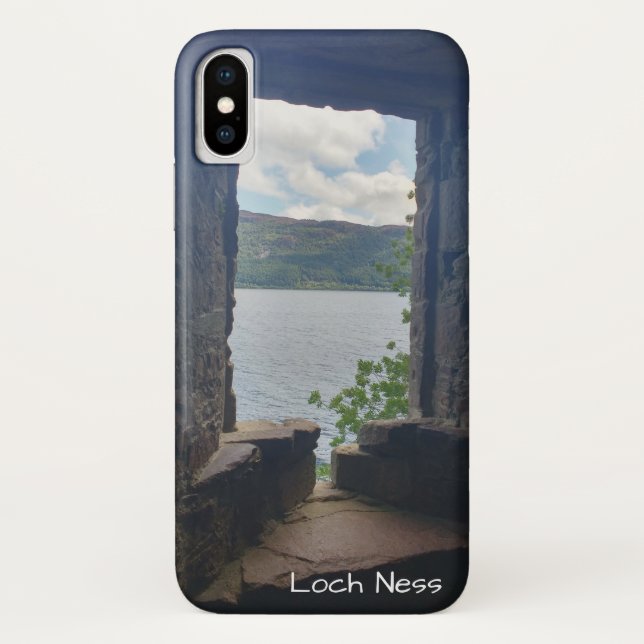 Funda De Case-Mate Para iPhone Loch Ness visto desde el Castillo de Urquhart (Reverso)