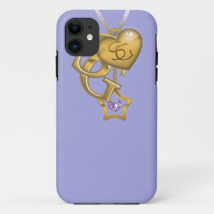 Funda Para iPhone 11 Locket del oro de Supergirl