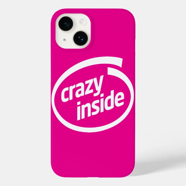 Funda De Case-Mate Para iPhone Loco por dentro (Reverso )