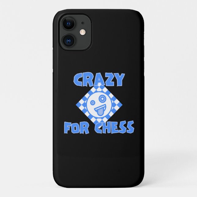 Funda De Case-Mate Para iPhone Loco por el ajedrez (Reverso)