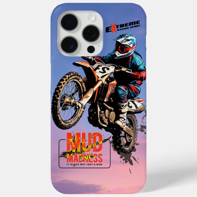 Funda De Case-Mate Para iPhone Locura de Barro | (Reverso )