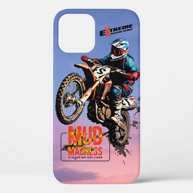 Funda De Case-Mate Para iPhone Locura de Barro | (Reverso )