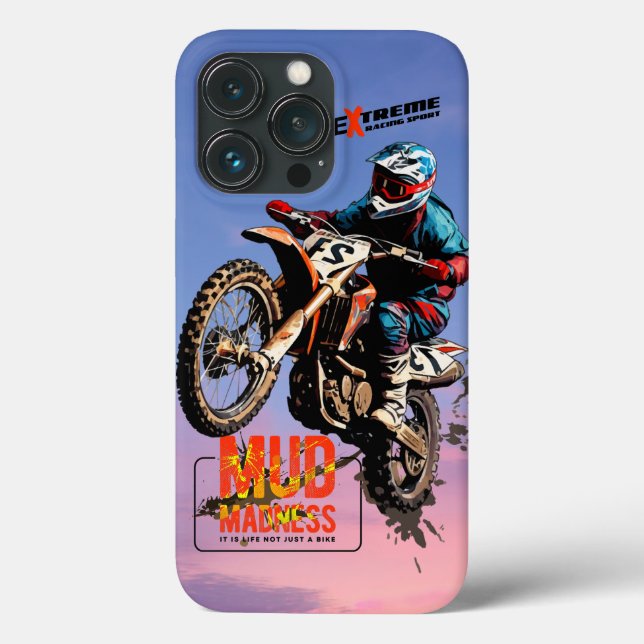 Funda De Case-Mate Para iPhone Locura de Barro | (Reverso )