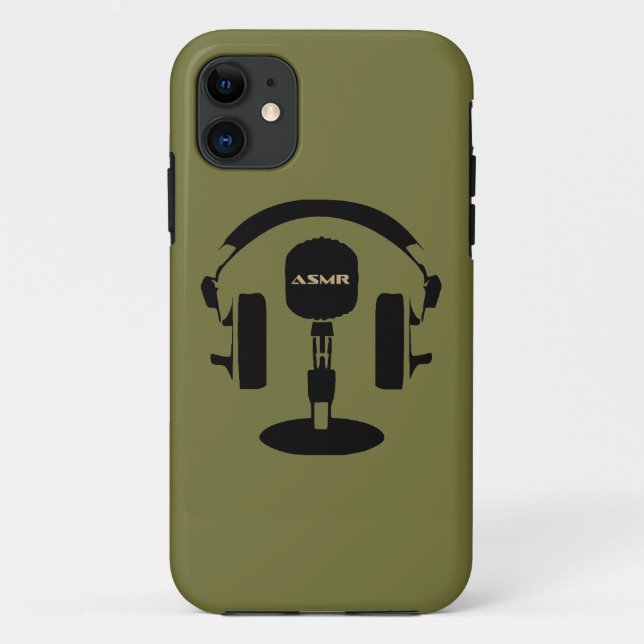 Funda De Case-Mate Para iPhone Logo de ASMR (Reverso)
