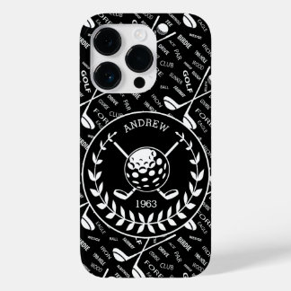 Funda Para iPhone 14 Pro De Case-Mate Logo de golf elegante personalizado