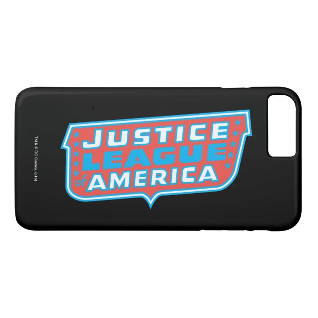 Funda De Case-Mate Para iPhone Logo de la Liga de la Justicia (Reverso (horizontal))