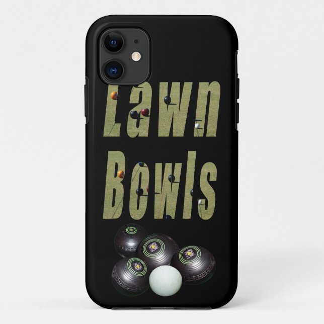 Funda De Case-Mate Para iPhone Logo De La Película De Césped Y Bolas, (Reverso)