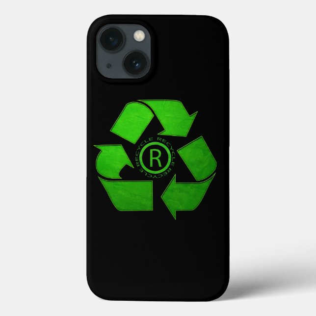 Funda De Case-Mate Para iPhone Logo de reciclaje de Shirley Taylor (Reverso)
