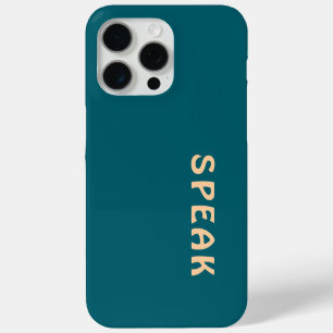 Funda Para iPhone 15 Pro Max Logo de SPEAK