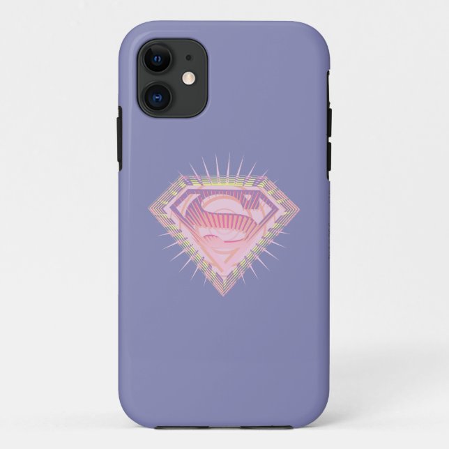 Funda De Case-Mate Para iPhone Logo de Supergirl Rad (Reverso)