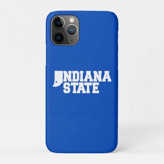 Funda De Case-Mate Para iPhone Logo del estado de Indiana (Reverso)