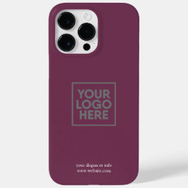 Funda Para iPhone 14 Pro Max De Case-Mate Logo | Empresa empresarial Minimalista en el pasad