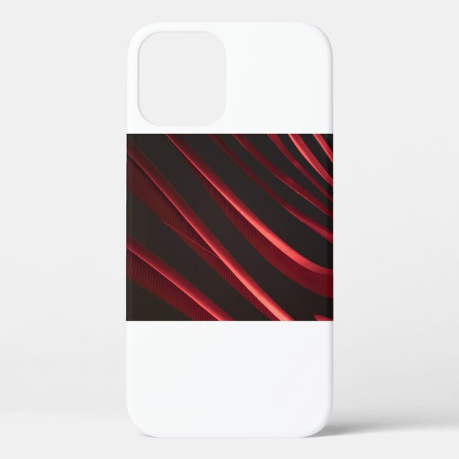Funda De Case-Mate Para iPhone Logo rojo y negro (Reverso )