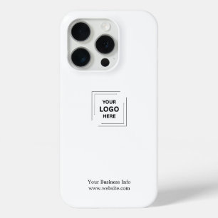 Funda Para iPhone 15 Pro Logotipo comercial   Estuche para iPhone simple Mi