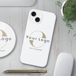 Funda Para iPhone 14 De Case-Mate Logotipo comercial Simple Limpiar marca mínima Bla
