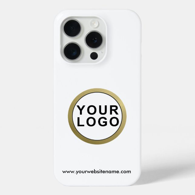 Funda De Case-Mate Para iPhone Logotipo comercial Simple moderno (Reverso )