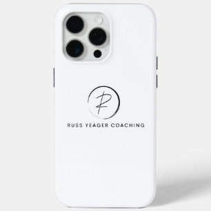 Funda Para iPhone 15 Pro Max Logotipo de firma de coaching de Russ Yeager
