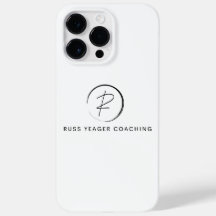 Logotipo de firma de coaching de Russ Yeager
