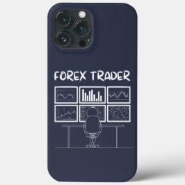 Funda Para iPhone 13 Pro Max Logotipo de Funny Trader Forex