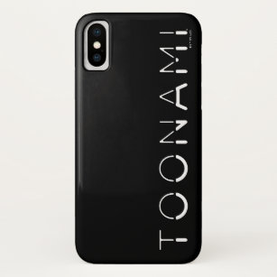 Funda Para iPhone X Logotipo de letra dividida de toonami