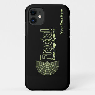Funda Para iPhone 11 Logotipo de los sistemas de camuflaje fractales