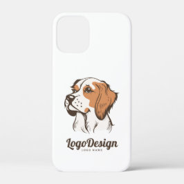 title_seo2 logotipo de perro ilustrado con un marrón y blanco