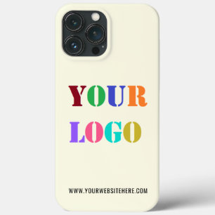 Funda Para iPhone 13 Pro Max Logotipo de personalizado y sitio web de su empres