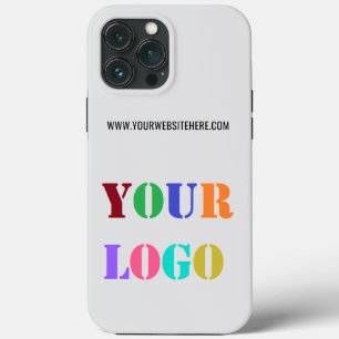 Funda Para iPhone 13 Pro Max Logotipo de personalizado y sitio web de su estuch
