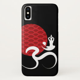 Funda Para iPhone 15 Logotipo de yoga espiritual indio meditar Om Aum