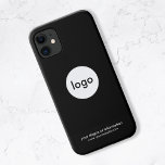 Funda Para iPhone 11 Logotipo Empresa sencilla Minimalista<br><div class="desc">Estuche para iPhone de la empresa Personalizado de logotipos comerciales. Plantilla para el logotipo de la empresa con marca simple personalizado.</div>