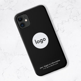 Funda Para iPhone 11 Logotipo Empresa sencilla Minimalista