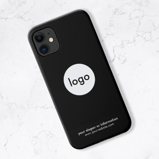 Funda Para iPhone 11 Logotipo Empresa sencilla Minimalista