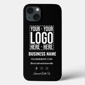 Funda Para iPhone 13 Logotipo Empresarial Personalizado Empresa Corpora