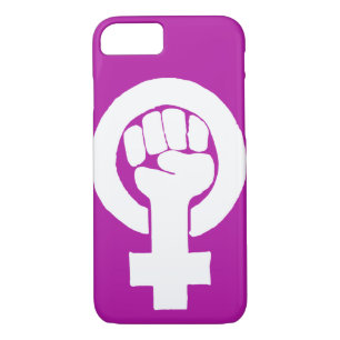 Funda Para iPhone 8/7 Logotipo, feminista/feminista, igualdad/igualidad: