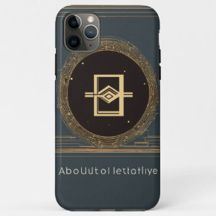 Funda Para iPhone 11 Pro Max Logotipo geométrico minimalista: AbsolutamenteRela
