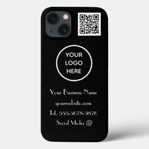 Funda Para iPhone 13 logotipo Minimalista moderno Personalizado blanco 