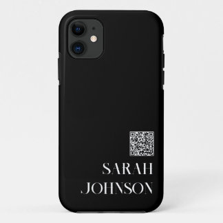 Funda Para iPhone 11 Logotipo minimalista moderno Profesional de código