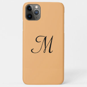 Funda Para iPhone 11 Pro Max logotipo minimalista simple monograma elegante per