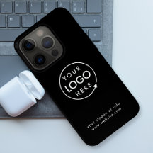 Logotipo negro | Estuche para iPhone Minimalista p