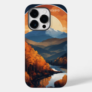 Funda Para iPhone 14 Pro De Case-Mate Logotipo para dar ideas - Montañas humeantes