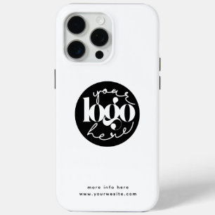 Funda Para iPhone 15 Pro Max Logotipo personalizado profesional minimalista de