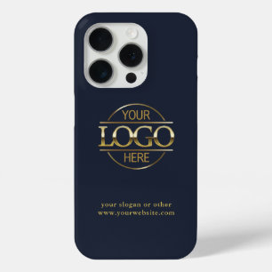 Funda Para iPhone 15 Pro Logotipo profesional para Personalizados   Azul Ma