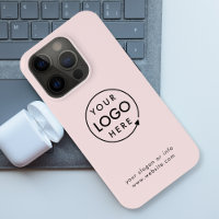 Logotipo rosa | Estuche para iPhone de empresa mod