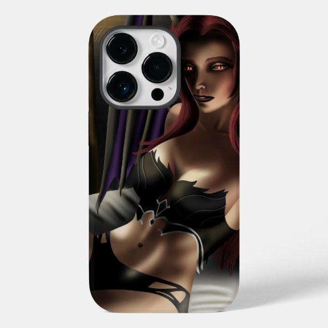 Funda De Case-Mate Para iPhone Logroso Succubus (Reverso )