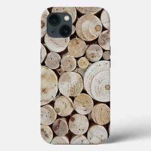 Funda Para iPhone 13 Logs de madera