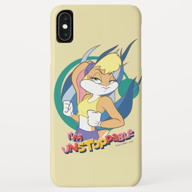 Funda De Case-Mate Para iPhone Lola Bunny "Soy imparable" (Reverso)